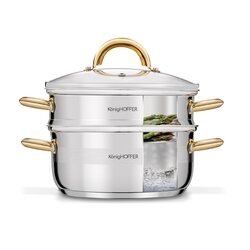 Garnek do gotowania na parze Konighoffer Faro Gold 2,9 l 3 elementy