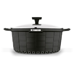 Garnek na indukcję z powłoką marmurową i pokrywką Starke Pro Crows Marble 6,2 l