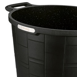 Garnek wysoki na indukcję z powłoką marmurową i pokrywką Starke Pro Crows Marble 6,5 l