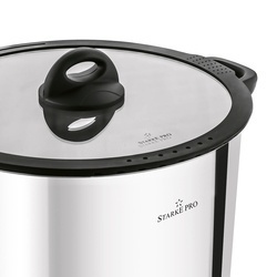 Garnek wysoki nierdzewny z pokrywką Starke Pro Sante 6,5 l indukcja
