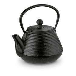 Imbryk do herbaty z podgrzewaczem żeliwnym Konighoffer Hanako Strip 1 l czarny