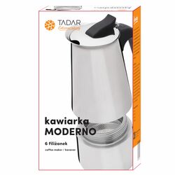 Kawiarka nierdzewna Tadar Moderno 6 filiżanek