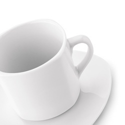 Komplet 6 filiżanek do kawy ze spodkami Tadar 220 ml