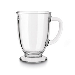 Kubki szklane Tadar Carlo 450 ml 6 sztuk i 6 zaparzaczy do herbaty