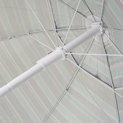 Parasol plażowy łamany Tadar Paski 200 cm