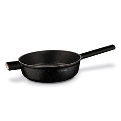 Patelnia głęboka na indukcję z pokrywką Starke Pro Starlet Black 28 x 8 cm