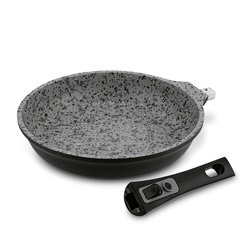 Patelnia granitowa z odpinaną rączką Konighoffer Roche 24 cm
