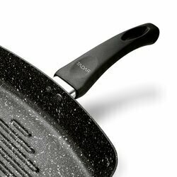 Patelnia grillowa marmurkowa Tadar Marmara Black 26 cm bez indukcji