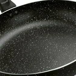Patelnia marmurkowa non-stick głęboka Tadar Marmara Black 28 cm