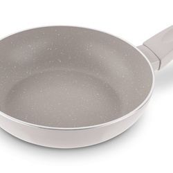 Patelnia na indukcję non-stick z pokrywką Konighoffer Tierra Beige 24 cm