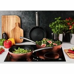 Patelnia na indukcję Starke Pro Black Copper 28 cm