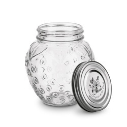 Słoik szklany z metalową zakrętką Tadar Truskawka 1000 ml