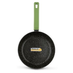 Zestaw 3 patelni na indukcję marmurowych Konighoffer Pedra Verde 20 cm 24 cm 28 cm i 5 miarek