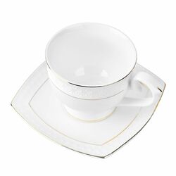 Zestaw dwóch filiżanek ze spodkami Tadar Etiuda porcelana NBC 280 ml