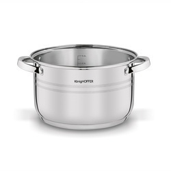 Zestaw garnków na indukcję Konighoffer Bari Silver 8 elementów