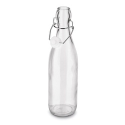 Butelka szklana z klipsem Tadar 500 ml okrągła