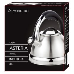 Czajnik ze stali nierdzewnej Starke Pro Asteria 3 l srebrny satyna