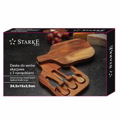 Deska do sera z 3 akcesoriami Starke Pro 24,5 x 15 x 3,5 cm