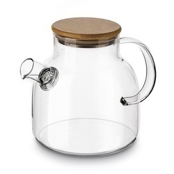 Dzbanek szklany ze spiralą i podgrzewaczem ceramicznym Tadar Nexo 1,3 l