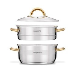 Garnek do gotowania na parze Konighoffer Faro Gold 2,9 l 3 elementy