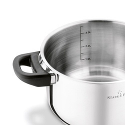 Garnek nierdzewny z pokrywką Starke Pro Sante 3,7 l
