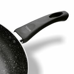 Patelnia marmurkowa non-stick z pokrywką głęboka Tadar Marmara 28 cm