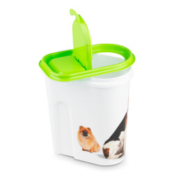 Pojemnik na karmę dla psa lub kota Hega Pet 2 l mix wzorów
