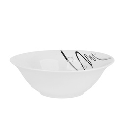 Salaterka porcelanowa na sałatkę Tadar Wstęga 17,5 cm