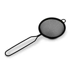 Sitko kuchenne z rączką Konighoffer Dark 8 cm czarne