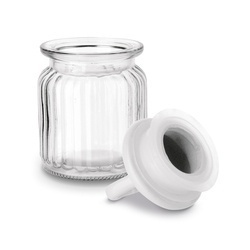 Słoik ozdobny z pokrywką ceramiczną Tadar Serce 290 ml okrągły