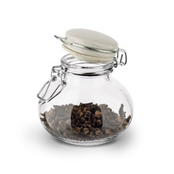 Słoik z klipsem i ceramiczną pokrywką Tadar 150 ml mix kolorów