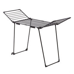 Suszarka balkonowa teleskopowa Konighoffer XXL 190-260 x 61 x 120 cm czarna