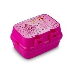 Lunch box z przegródkami widelcem i nożem dla dzieci Tuffex 12,5 x 17 x 9 cm mix kolorów