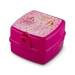 Lunch box z przegródkami widelcem i nożem dla dzieci Tuffex 14 x 15 x 9 cm mix kolorów