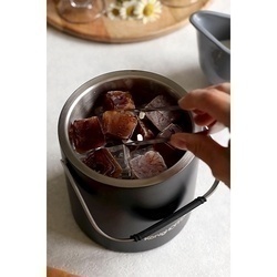Wiaderko do lodu ze szczypcami KonigHOFFER Lugo 1,3 l czarny mat