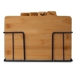Zestaw 4 desek do krojenia ze stojakiem Konighoffer Cedar 29 x 21 x 7 cm