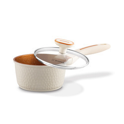 Zestaw garnków na indukcję Starke Pro Texture Creamy 10 elementów