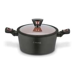 Zestaw garnków na indukcję z powłoką marmurową Starke Pro Dark Copper 10 elementów