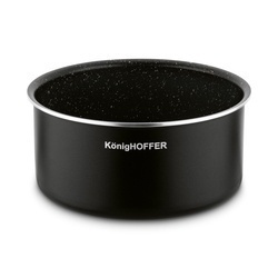 Zestaw garnków z odpinaną rączką Konighoffer Spinel Black 4 elementy indukcja