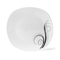 Zestaw kwadratowych talerzy porcelanowych Tadar Dolce Vita 18 elementów