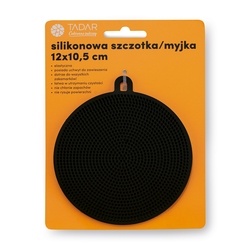 Zmywak silikonowy do naczyń Tadar 10,5 cm czarny