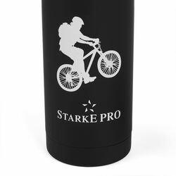 Butelka termiczna Starke Pro Explorer 500 ml czarna ze stali nierdzewnej