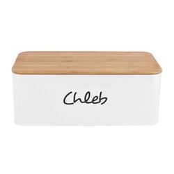 Chlebak stalowy i 3 pojemniki Tadar Maestra biały