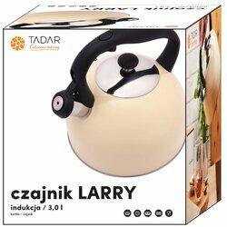 Czajnik na gaz i indukcję Tadar Larry 3 l kremowy