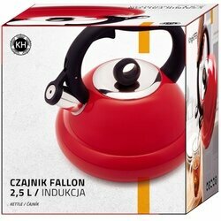 Czajnik nierdzewny Konighoffer Fallon 2,5 l czerwony