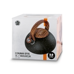 Czajnik ze stali nierdzewnej Konighoffer Otis 3 l black indukcja