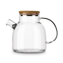 Dzbanek szklany ze spiralą i podgrzewaczem ceramicznym Tadar Nexo 1,3 l