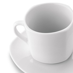 Komplet 6 filiżanek do kawy ze spodkami Tadar 220 ml