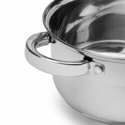 Komplet garnków ze stali nierdzewnej Tadar Roger 6 elementów indukcja