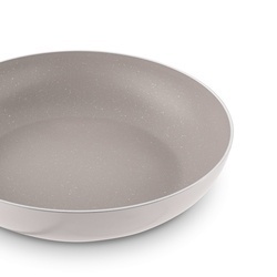 Patelnia na indukcję non-stick z pokrywką Konighoffer Tierra Beige 24 cm